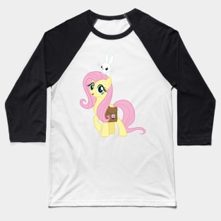 Fluttershy and Angel Bunny Baseball T-Shirt